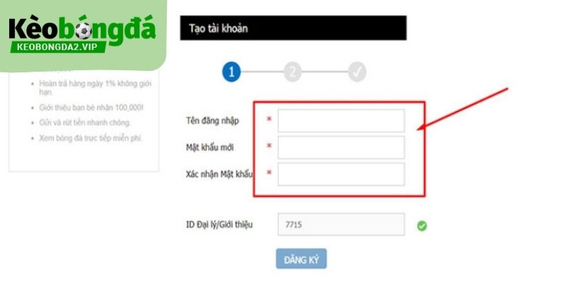 Đăng ký Kèo Bóng Đá 2 Truy cập đúng địa chỉ của website trước khi đăng ký Kèo Bóng Đá